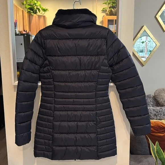 Save The Duck Caroline Water Resistant Coat with Faux Fur Lining - Picture 3 of 8